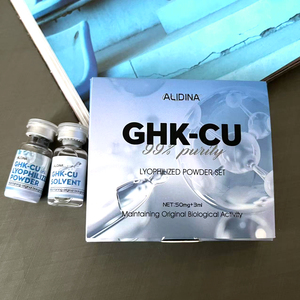 Logo personalizzato contrassegno privato viso De-rughe rassodante blu rame Peptide viso siero GHK-cu rame Peptide riparazione polvere <span class=keywords><strong>d</strong></span> - Product Image 2