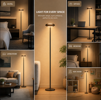 Lámpara de Pie Inteligente RGB Comercial |   Iluminación LED con Sincronización Musical y Control por Aplicación Inteligente para Interiores de Hoteles y Decoración de Proyectos