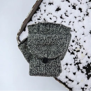 WELLS Warm Winter Jacquard Half Finger Fingerless <strong>Gloves</strong> Acrylic/Cotton Material Travel Outdoor Casual <strong>Touchscreen</strong> Friendly - Product Image 4