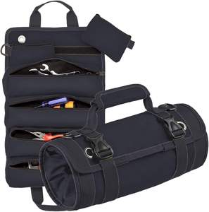 Muestra gratis Super Tool Roll Bags Llave Roll up Tool Pouches Multi Purpose Canvas Tool Organizar Coche Motocicleta Coche Camping Gear - Product Image 3