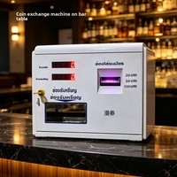 Machine de change de devises portable, compacte, de bureau, murale, intégrée, à monnayeur, avec distribution de billets et paiement par code QR