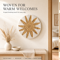 Tapis de table mural raffiné de style nordique moderne et minimaliste, motif tournesol, 35 cm, pour table à manger, occasions d'anniversaire et de mariage