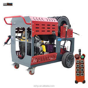 37 HP <span class=keywords><strong>200</strong></span> Bar 84 L Machine de nettoyage de vidange de tuyau de jet d'égout à <span class=keywords><strong>haute</strong></span> <span class=keywords><strong>pression</strong></span> à télécommande professionnelle robuste - Product Image 5