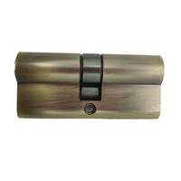 Cerraduras de doble cilindro de aleación de zinc, llave de ordenador de 70mm, de alta calidad