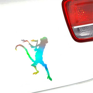 Autocollant de dessin animé danse <span class=keywords><strong>singe</strong></span> de voiture, adhésif en vinyle pour pare-chocs de camion, pour fenêtre d'ordinateur portable, adhésif cadeau découpé - Product Image 2