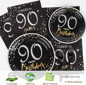 Modern 7 Inch Foil Disposable Paper <b>Plate</b> Pack Hot Selling for Birthday & Holidays Theme Party Decorations - Product Image 3