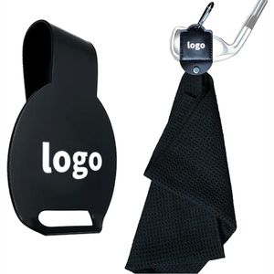 Serviette de golf brodée personnalisée en microfibre avec poche magnétique Serviette de golf gaufrée en microfibre avec logo - Product Image 6