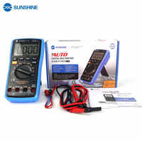 Multimètre numérique entièrement automatique SUNSHINE DT-17N avec écran LCD Instrument de réparation de test de plage d'identification automatique