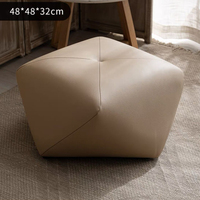 Tabouret moderne en bois de frêne massif, écologique, avec pieds en métal, empilable, chaise de salle à manger ronde pour petit salon