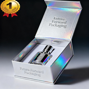 Caja de Embalaje de Perfume de Papel Rígido al por Mayor, Caja Cosmética con Impresión Personalizada, Embalaje de Regalo de Cartón de Lujo con Relieve UV - Product Image 2