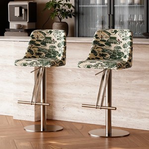 Chaise haute de bar au design moderne, style français, pour café, <span class=keywords><strong>tabouret</strong></span> de bar relevable - Product Image 1