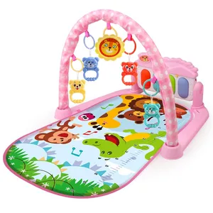 Nhà Máy Bán Buôn Đa Chức Năng Bé Chơi Mat Ánh Sáng Nhạc Bé Tập Thể Dục Hoạt Động Playmat Bé Bò Mat