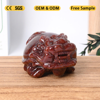 Vente en gros cristal sculpté chinois Longgui tortue Sculpture Dragon tortue Statue pour la décoration Fengshui
