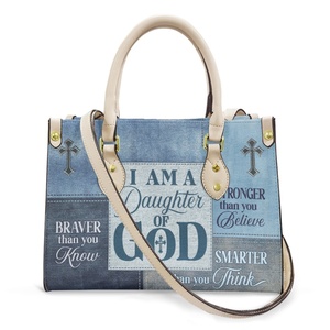 Bolsa <span class=keywords><strong>de</strong></span> Mensajero Vintage Impermeable <span class=keywords><strong>de</strong></span> PU al por Mayor, Bolsa <span class=keywords><strong>de</strong></span> Hombro <span class=keywords><strong>de</strong></span> una Sola Correa para Mujer, Regalo Religioso, Adoración, Amigos, Hija, <span class=keywords><strong>Dios</strong></span> - Product Image 3