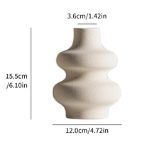 Vase à fleurs pour salon en céramique décoration de la maison Vase de table décoratif Pot de fleur de bureau pour table à manger articles de décoration de chambre