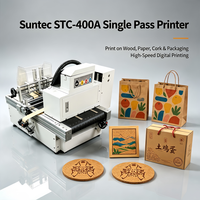 Impresora de Cartón de Una Sola Pasada Suntec STC-400A, Máquina de Inyección de Tinta Digital para Cartón de 600 dpi, Impresión con Tinta Ecológica a Base de Agua CMYK