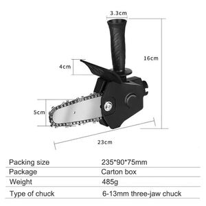 Groothandel Mini Home Handheld Tuin Elektrische Zaagboor Kettingzaag Elektrische Kettingzaag Boor Bevestiging - Product Image 5