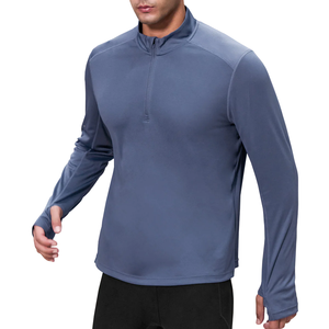 เสื้อยืดแขนยาวผู้ชายแบบสปอร์ต ปรับแต่งสไตล์ได้ พร้อมซิป - Product Image 6