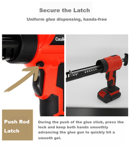 Pistola de pegamento completamente automática, sellador de silicona, pistola de calafateo, tubo de 300ml - Product Image 6