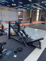 Machine de musculation pour les jambes TZ Fitness TZ-8308, presse à jambes à 45 degrés, entraînement de force, charge de poids, presse à jambes linéaire