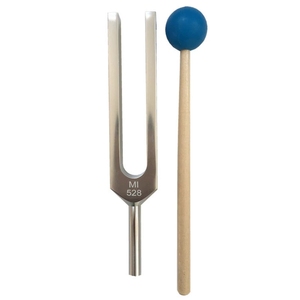 Juego de diapasones de frecuencia Solfeggio de 528 Hz al por mayor con caja de madera resonante para terapia de vibración sonora y meditación - Product Image 1