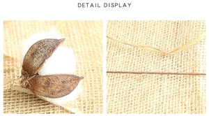 KEWEI 680 Golden Supplier Artificial Natural Dried Flower <strong>Cotton</strong> Dried <strong>Cotton</strong> <strong>Stems</strong> Natural Flower - Product Image 5