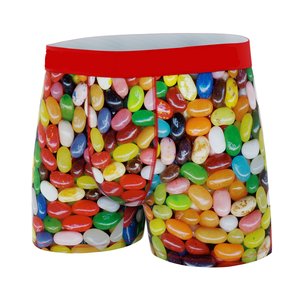 Personalized Branded Men's Underwear Soft <b>Polyester</b> Spandex Short Full Customization One Stop Service With Fun Package - Product Image 4