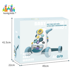 Andador Educativo Temprano <span class=keywords><strong>para</strong></span> Bebés Koing con Marco de Plástico, Juguete de Empuje con Ruedas - Product Image 6