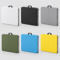 Table pliante portable rectangulaire en plastique pour pique-nique, fête, mariage, événement, camping, jardin, extérieur et usage domestique