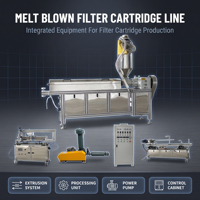 Mesin Inti Filter Melt Blown PP Untuk Pemurnian Cairan