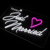 Letrero LED de Neón con Diseño Personalizado Gratuito, Luz con Nombre para Boda, Decoración de Fondo para Fiestas y Eventos, Logotipo con Texto Personalizado, Regulable, Entrega Rápida