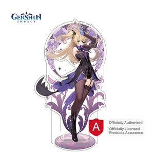 Decorazioni da scrivania regalo 2025 con licenza ufficiale Genshin impatto acrilico Standee Genshin <span class=keywords><strong>Fischl</strong></span> supporto acrilico per arredamento tavolo - Product Image 1