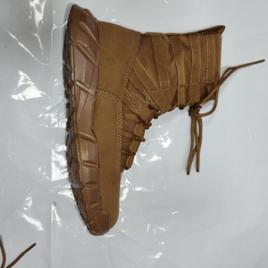 Botas Tácticas HKSF TSB01 para Deportes al Aire Libre, Ultraligeras, Color Marrón Desierto, con Cierre Lateral, Disponibles en Negro, Caqui y Verde, Stock CN HEB - Product Image 3