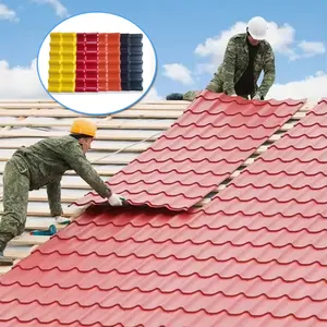 Excelente rendimiento anticarga, techo de plástico de resina sintética, azulejo Asa, techo de lámina de Pvc