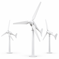 Éolienne à axe horizontal légère de 300 kW, 96 V/120 V/220 V/380 V/480 V, éolienne à 3 pales