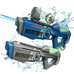 spyraa High Speed Motor Long Distance Shooting Electric Water Gun High Pressure Automatic water gun for bottles