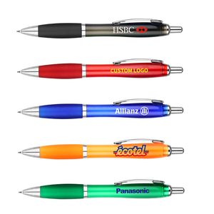 Bolígrafo de Gel de Plástico con Forma de Pluma, Escritura Suave de 1.0 mm, Logotipo Personalizado, Impresión <span class=keywords><strong>Digital</strong></span>, Bolígrafo Promocional para Oficina y Escuela - Product Image 1