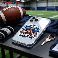 Autocollants en vinyle découpés sur mesure sur le thème du football américain, imperméables, individuels, adhésifs durables pour coque de téléphone, casque