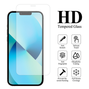 Protector de pantalla de vidrio templado mate para <span class=keywords><strong>iPhone</strong></span> <span class=keywords><strong>14</strong></span> Pro Max 6,1 6,7 11 12 <span class=keywords><strong>13</strong></span> Plus, paquete de 3 unidades - Product Image 4