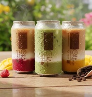 Bouteille en plastique PET transparente de qualité alimentaire avec couvercle à languette pour boissons, jus, lait, thé, café, animaux de compagnie, jetable, logo personnalisé