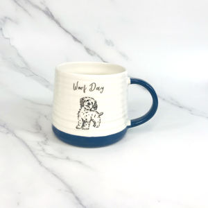 Produk Terlaris Mug Keramik Bentuk Perut Anjing Lucu dengan Gagang Berwarna untuk Minuman Kopi - Product Image 5