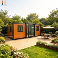 Maison conteneur extensible de 20 pieds avec terrasse et jardin sur le toit - Villa préfabriquée moderne pour bureau/usage domestique - Zhonghuan Living