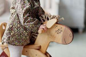 Manijas de caballo mecedora de madera juguete de caballo mecedora - Product Image 2