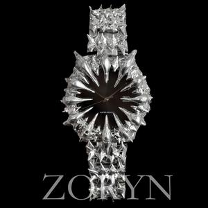 Reloj de Cuarzo Alabastro de Diseño Personalizado para Hombre, Único con Movimiento Japonés MIYOTA, Esfera de Acero Inoxidable con Púas, Relojes Góticos con Colgante - Product Image 5