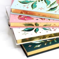 Carnet/Journal personnalisé de haute qualité avec impression écologique, couverture rigide, bords dorés, vente en gros