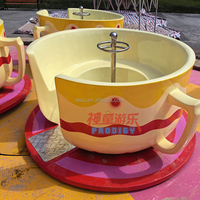 Manège Tasses à Café Rotatives pour Parc d'Attractions et Fête Foraine