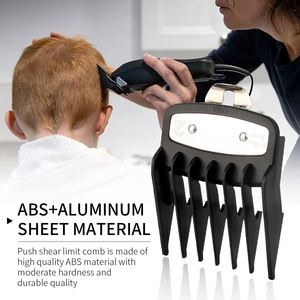 Juego de Peines de Alta Calidad de Plástico ABS y Aluminio para Cortar el Cabello, Accesorios de Peluquería, Peine Guía para Cortapelos - Product Image 4