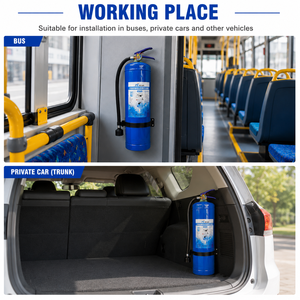 <span class=keywords><strong>Extincteur</strong></span> bleu en acier au carbone 6L pour véhicule, bus, voiture, boîte de batterie lithium-ion, classe L - Product Image 6