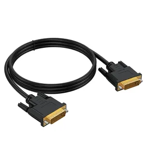 DVI Cable 1080P 60HZ DVI to DVI-D 24+1 Dual Link Cable Male to Male Cord Support Video for Gaming DVD Laptops HDTV