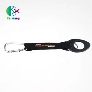 Custom Logo Polyester Short Wrist Strap Key Chain Lanyards Carabiner Short Lanyard With Printing Logo